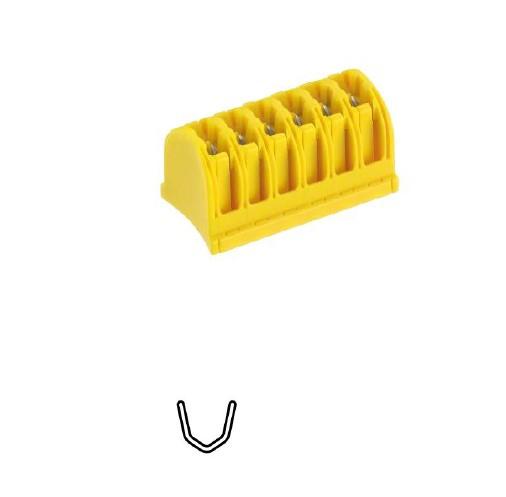 КЛІПСА ЛІГАТУРНА ПОДВІЙНА, РОЗМІР S, 15 КАРТРИДЖІВ ПО 6 КЛІПС, 36х41